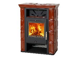 BORGHOLM TOP black ceramic brown - orez