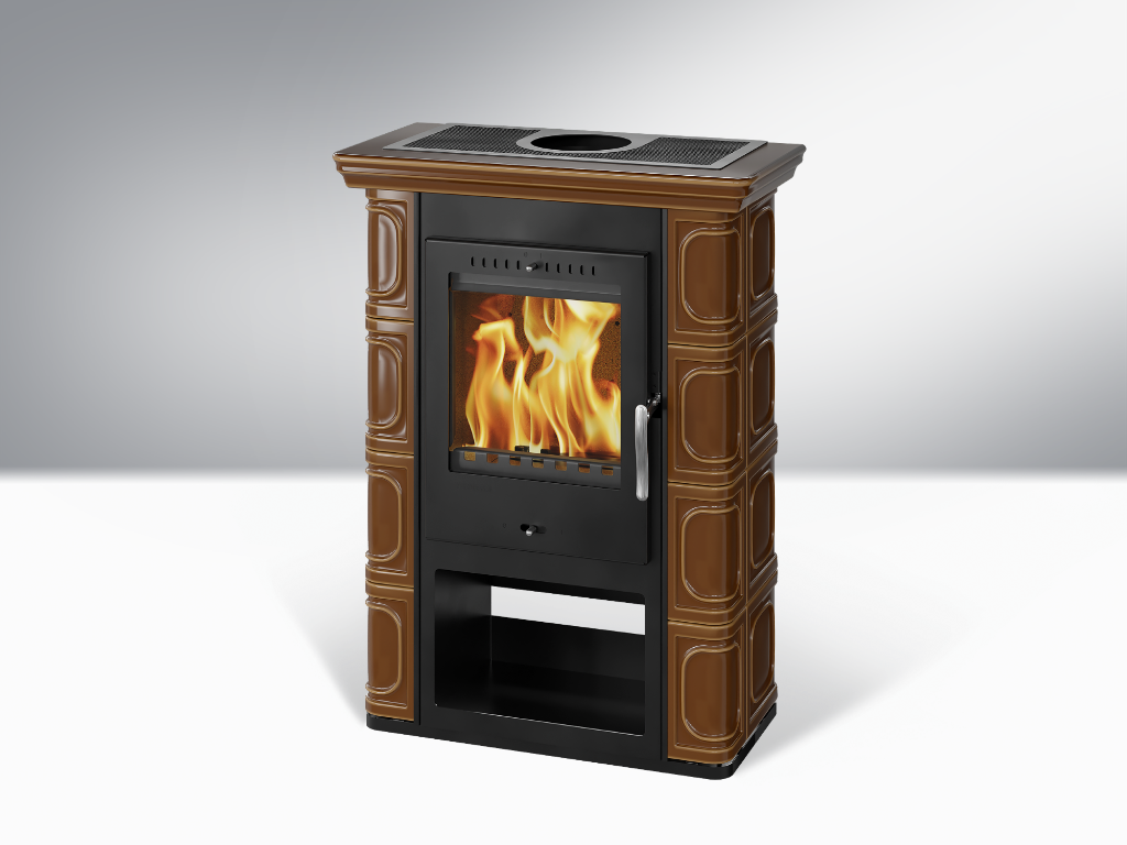 BORGHOLM black ceramic caramel