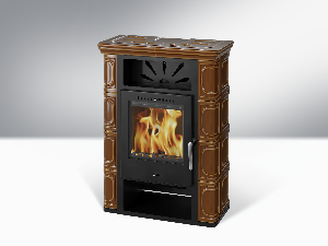 BORGHOLM TOP black ceramic caramel