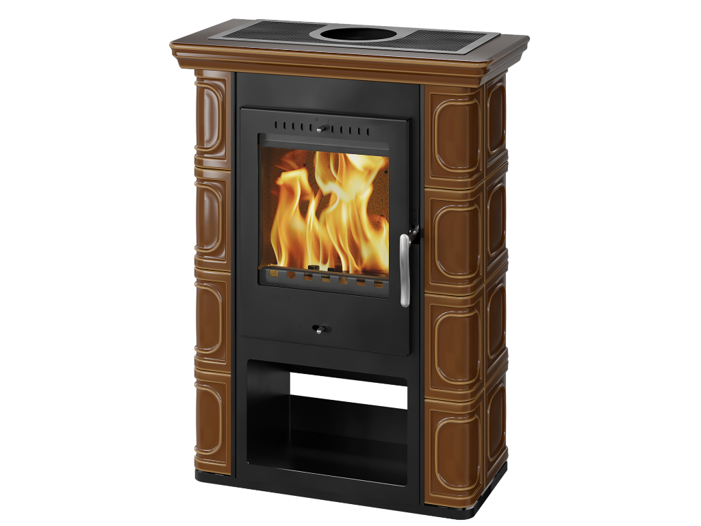 BORGHOLM black ceramic caramel - orez