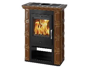 BORGHOLM black ceramic caramel - orez