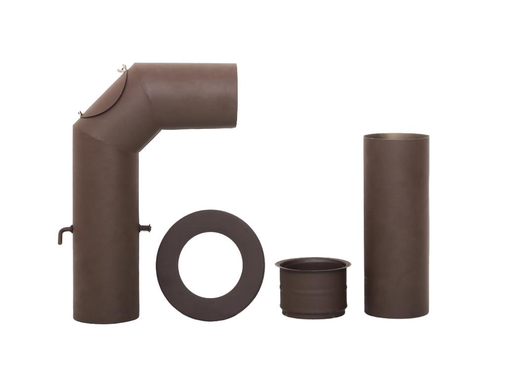 Dymová súprava D150 hnedá - Smoke set D150 brown