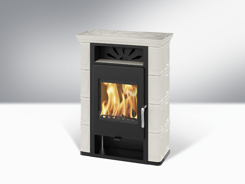 BORGHOLM TOP Exclusive black ceramic ivory