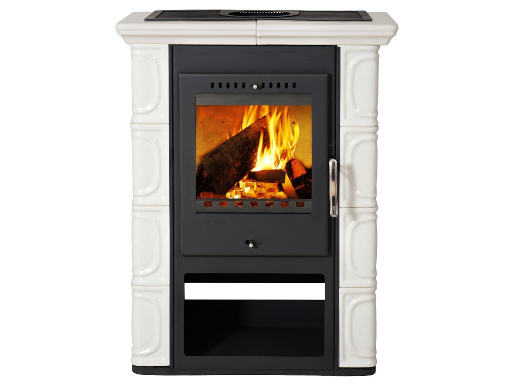 BORGHOLM black ceramic ivory - front - orez