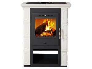 BORGHOLM black ceramic ivory - front - orez