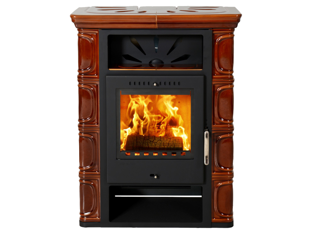 BORGHOLM TOP black ceramic chesnut - front - orez