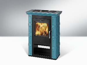 BORGHOLM black ceramic celestial blue