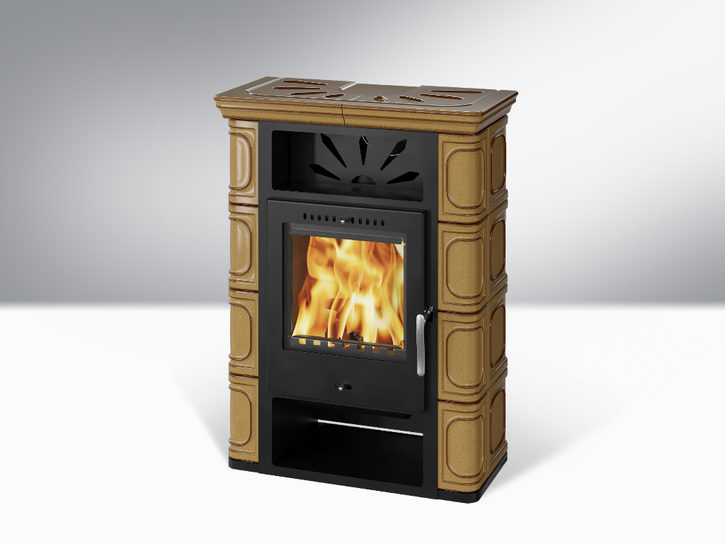 BORGHOLM TOP black ceramic tobacco