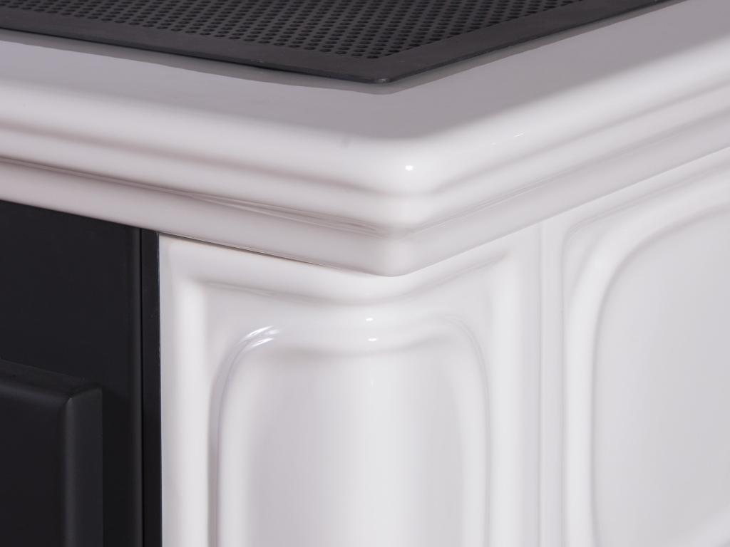 BORGHOLM black ceramic ivory - detail 2