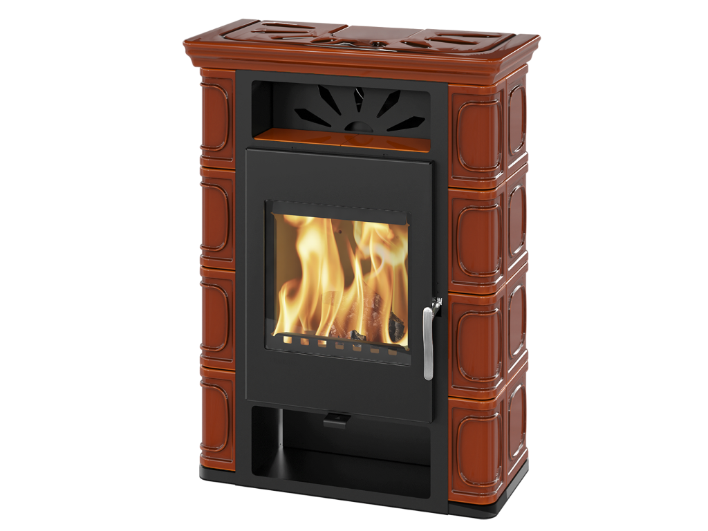 BORGHOLM TOP Exclusive black ceramic brown - orez