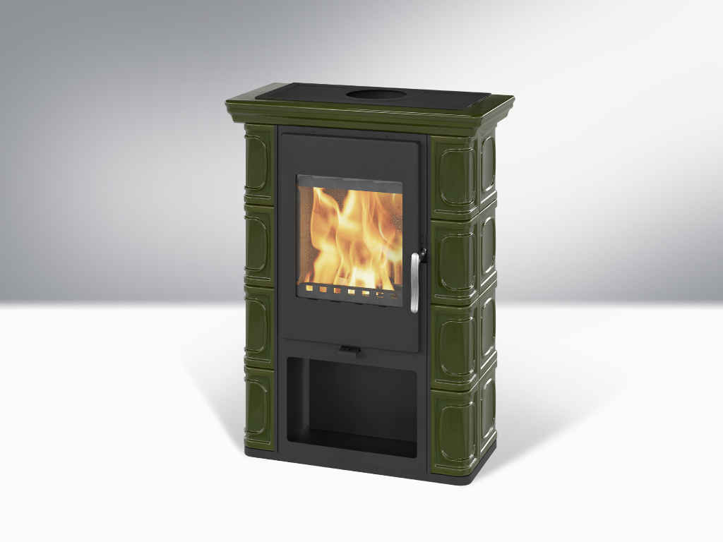 BORGHOLM Exclusive black ceramic olivegreen