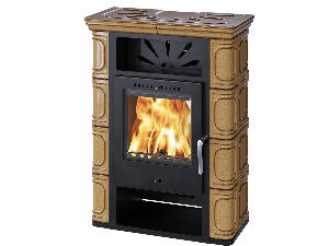 BORGHOLM TOP black ceramic tobacco - orez