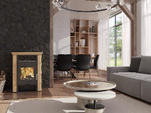 BORGHOLM TOP Exclusive black ceramic cappuccino - interior